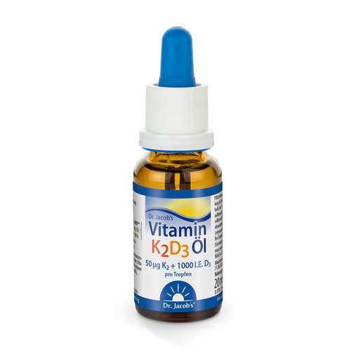 VITAMIN K2D3 Öl 1000 I.E.+50 μg D3+K2 Dr.Jacob's